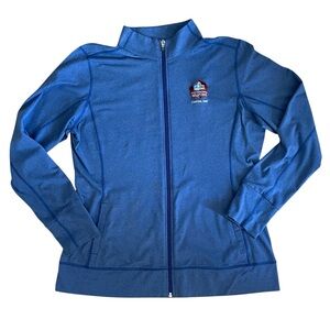 Cutter & Buck Pro Football Hall of Fame Full Zip Blue Jacket Size XL